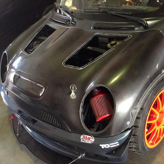 Bonnet Hood in Pre-preg Carbon Fiber - MINI R50 / R52 / R53 - Image 4
