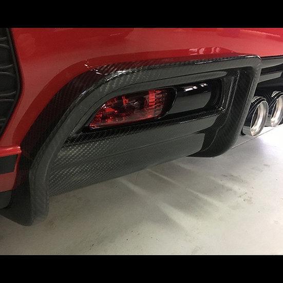 Rear Diffuser Cover in Carbon Fiber - MINI F55 / F56 / F57 JCW PRO Bumper - Image 4