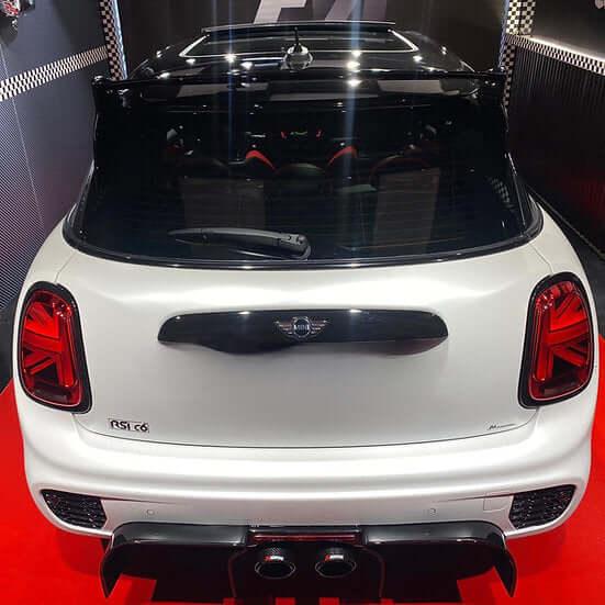 Rear Extractor Diffuser "CHALLENGE" in Carbon Fiber - MINI F55 / F56 / F57 - Image 5