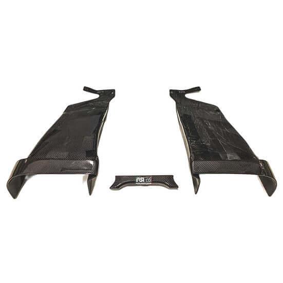 Rear Extractor Diffuser "CHALLENGE" in Carbon Fiber - MINI F55 / F56 / F57 - Image 8