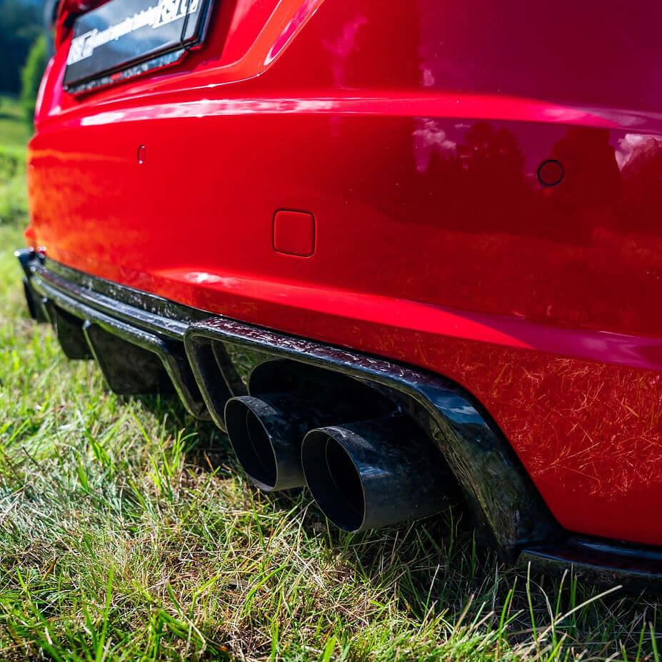 Rear Extractor in Forged Carbon Fiber - AUDI TT / TTS / TT S-Line / TT RS Pre FL 8S Mk3 - Image 2