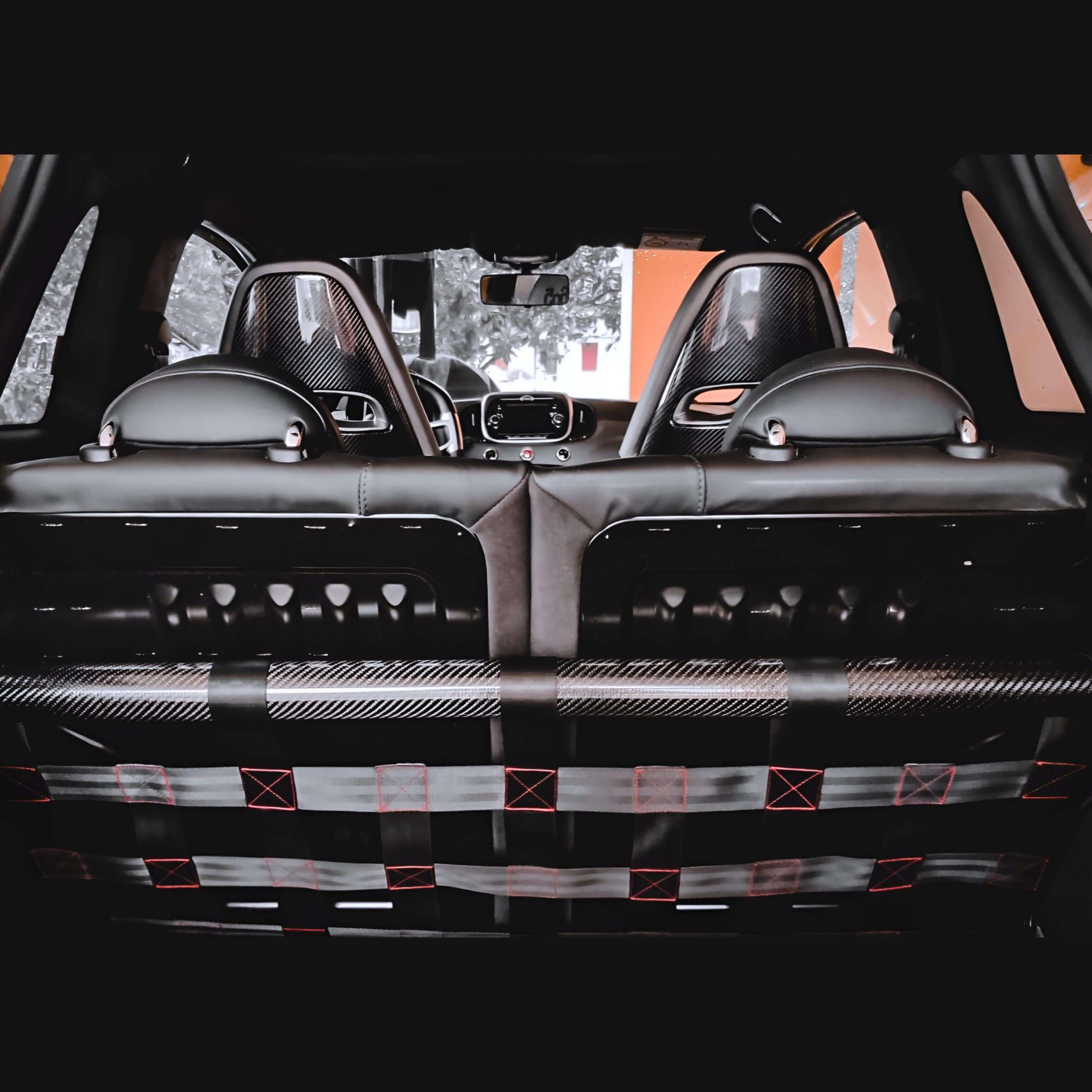 Rear Strut Bar in Prepreg Carbon Fiber or Forged Carbon - FIAT 500 Abarth - Image 4