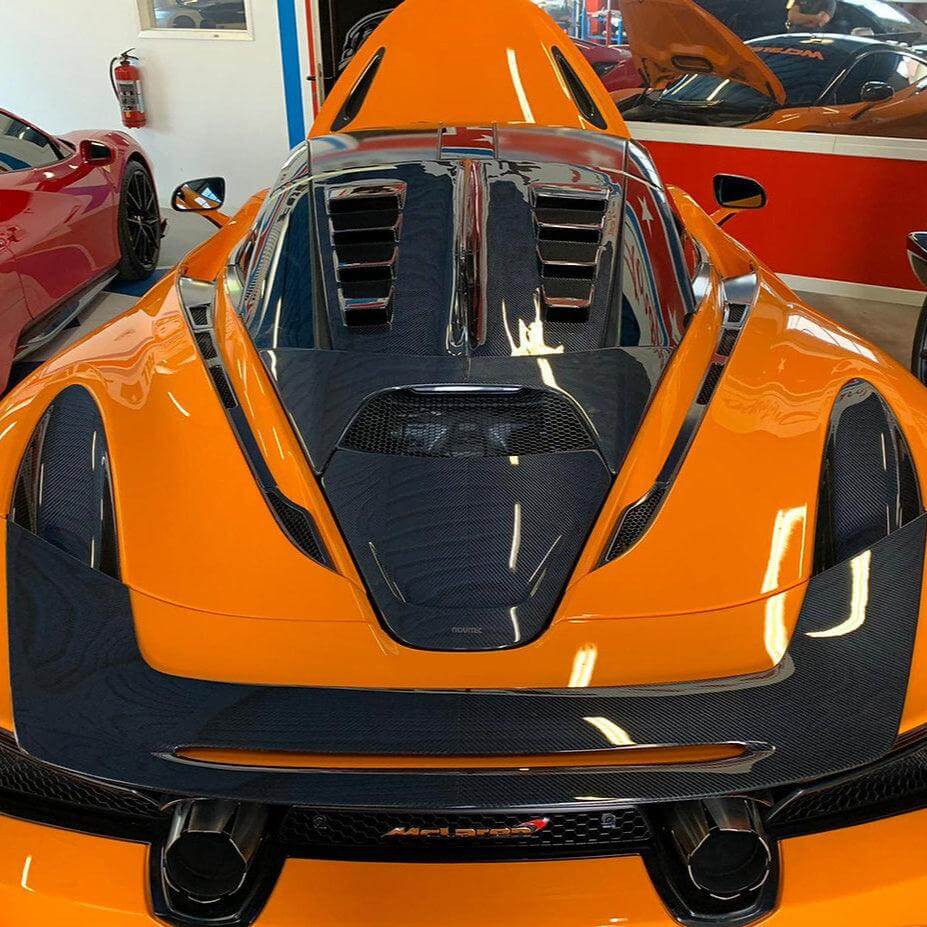 Rear Trunk Fin Shark in Carbon Fiber - MCLAREN 720S - Image 3