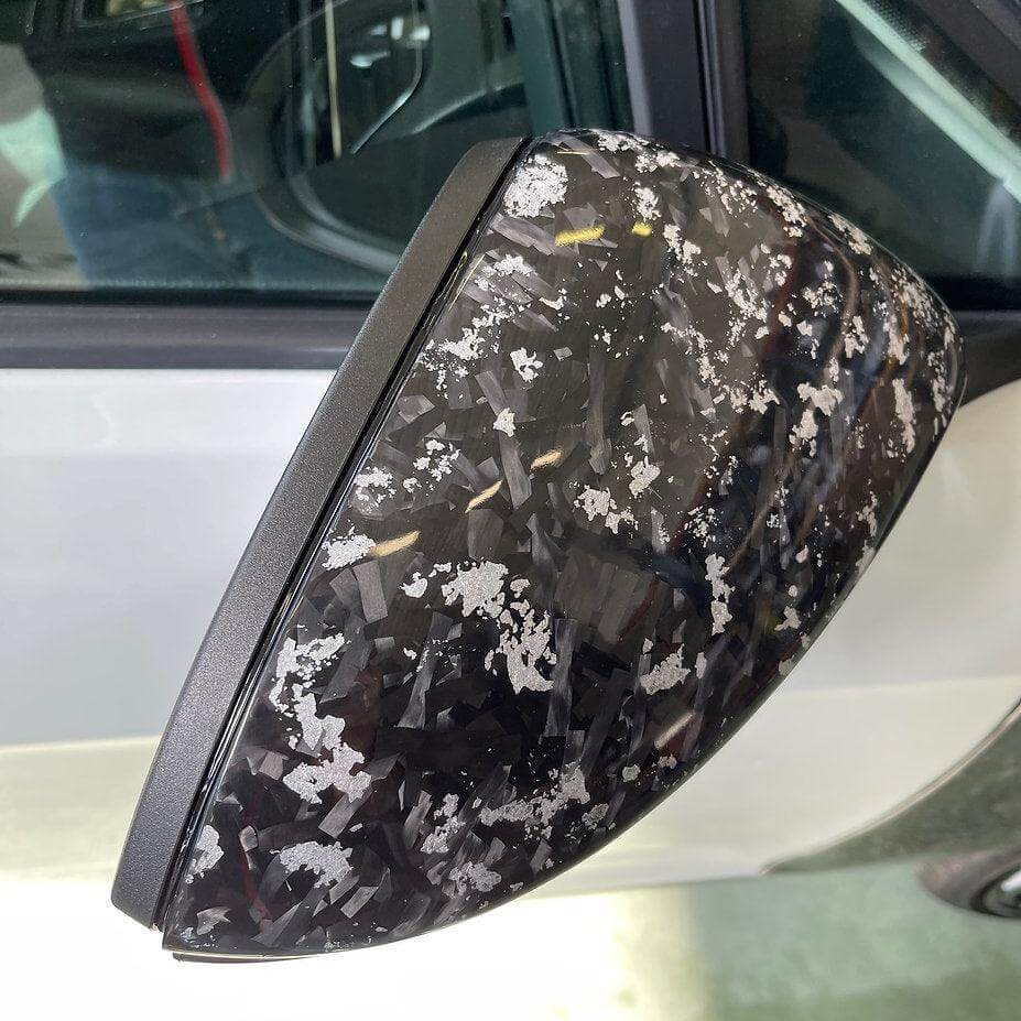 Side Mirror Caps in Forged Carbon Fiber - VOLKSWAGEN Golf 7 / 7.5 - Image 3
