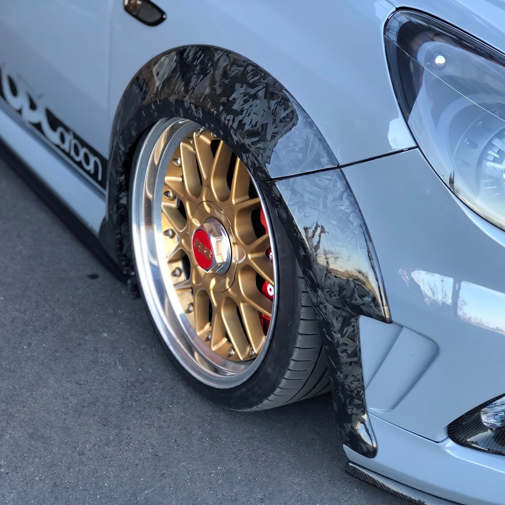 Wide Arches in Forged Carbon - Opel/Vauxhall Corsa D OPC